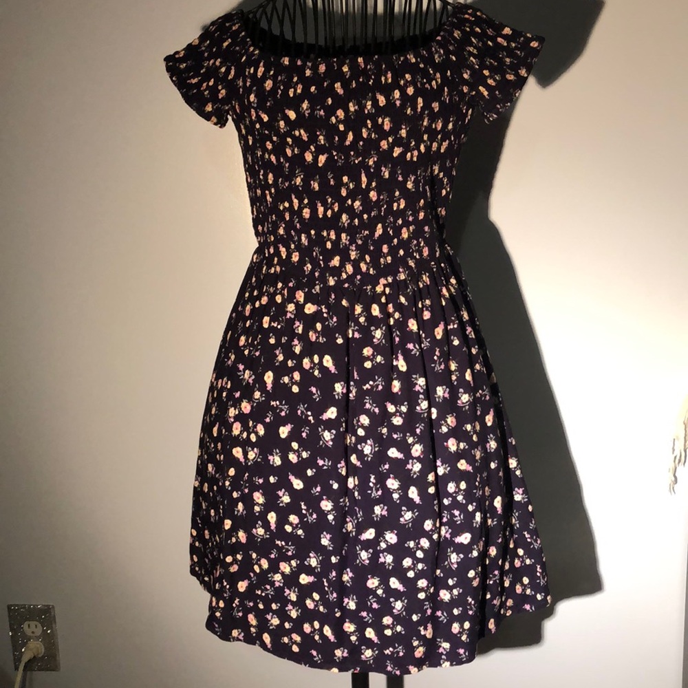 off the shoulder dress!